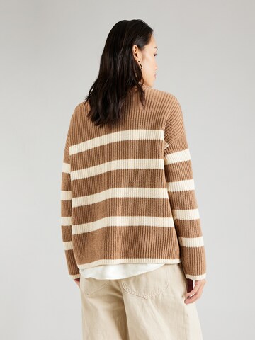 Pull-over 'BLOOMIE' SELECTED FEMME en marron