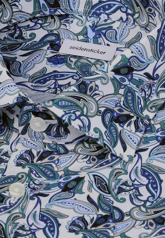 Coupe regular Chemise business SEIDENSTICKER en bleu