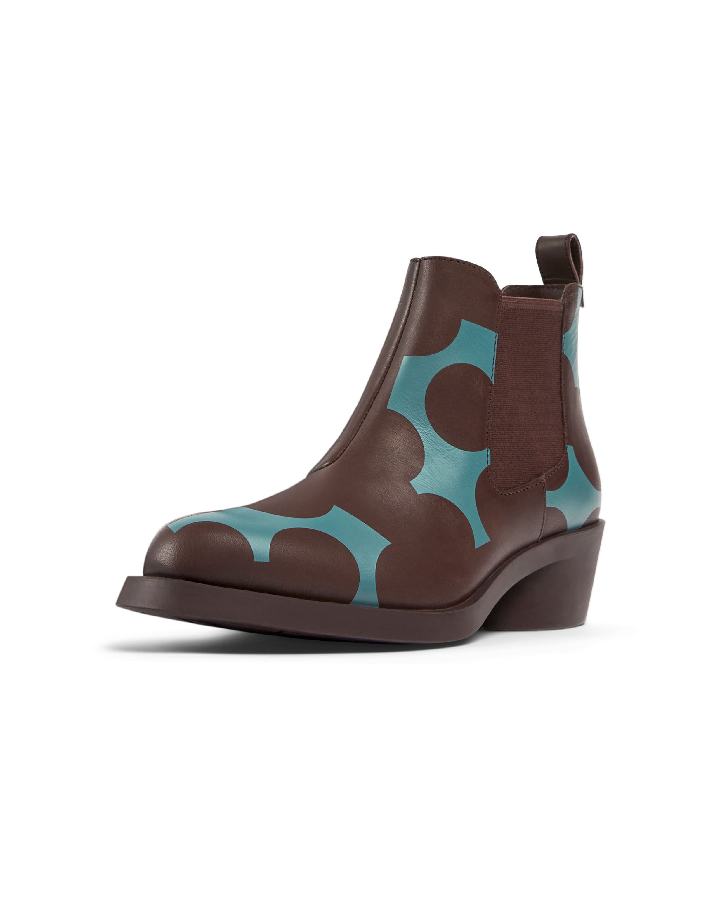 Boots chelsea 'Bonnie Twins' di CAMPER in nero: frontale