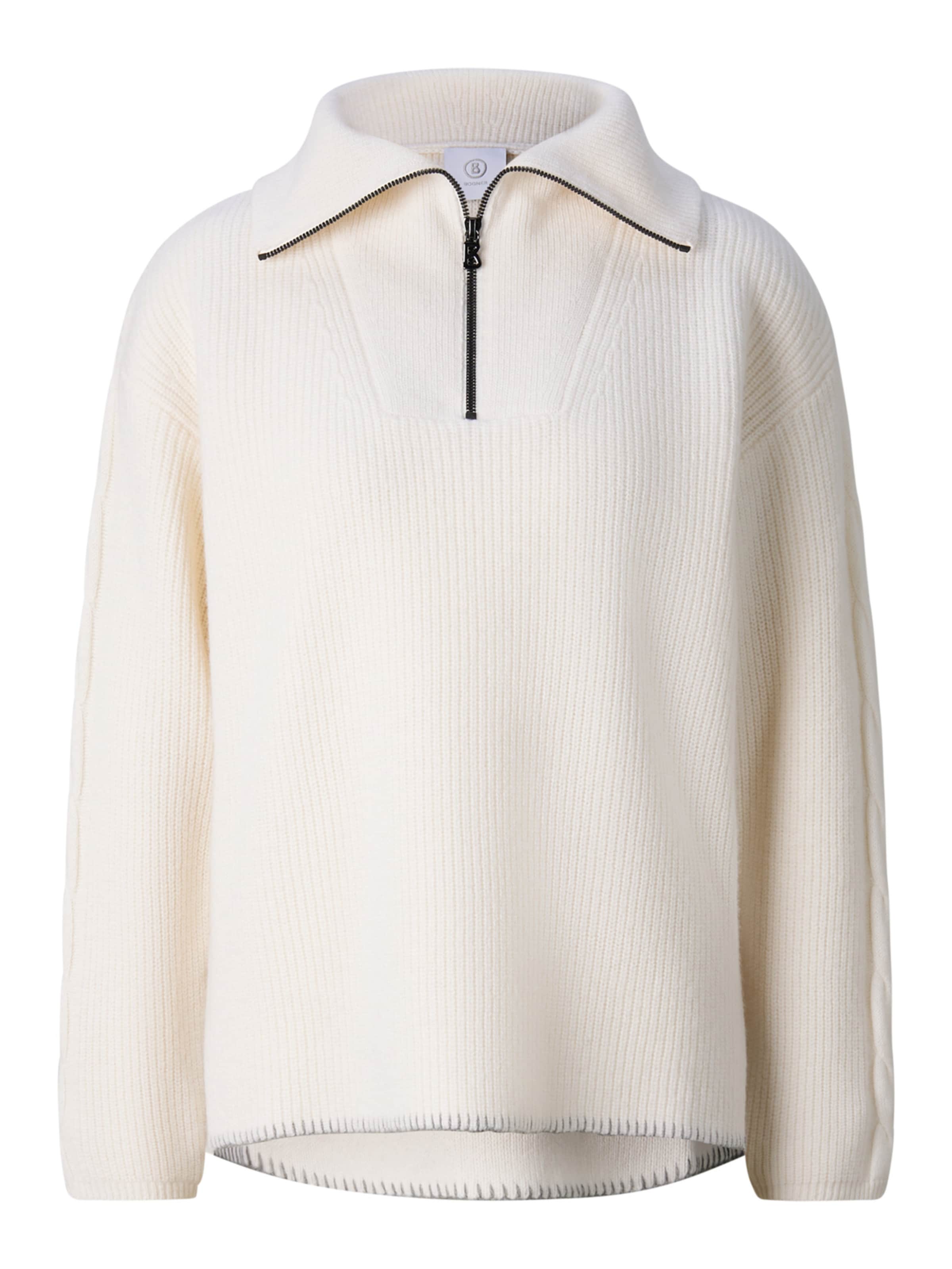 BOGNER Pullover 'Larissa' in Weiß: Vorderseite