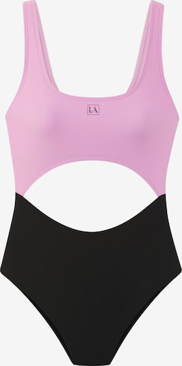 LASCANA ACTIVE Kopējais sporta peldkostīms, krāsa - debesu lillā / melns, Preces skats