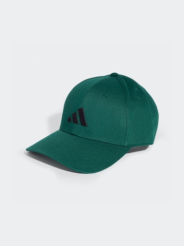ADIDAS PERFORMANCE Athletic Cap in Green: front