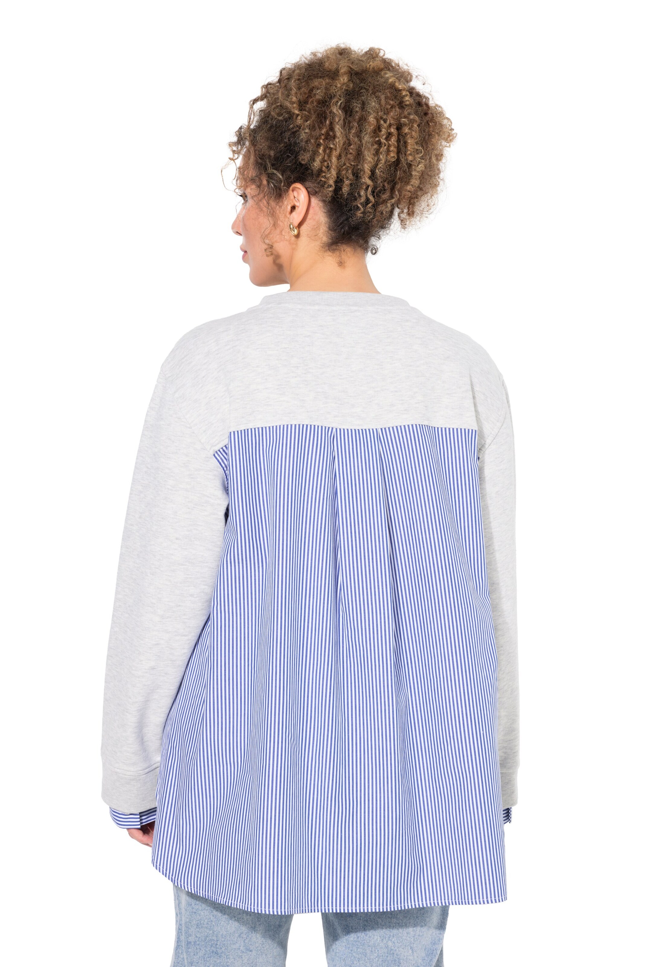 Ulla Popken Sweatshirt in Grey