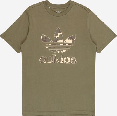 ADIDAS ORIGINALS T-Shirt 'Camo' en beige / taupe / kaki, Vue avec produit
