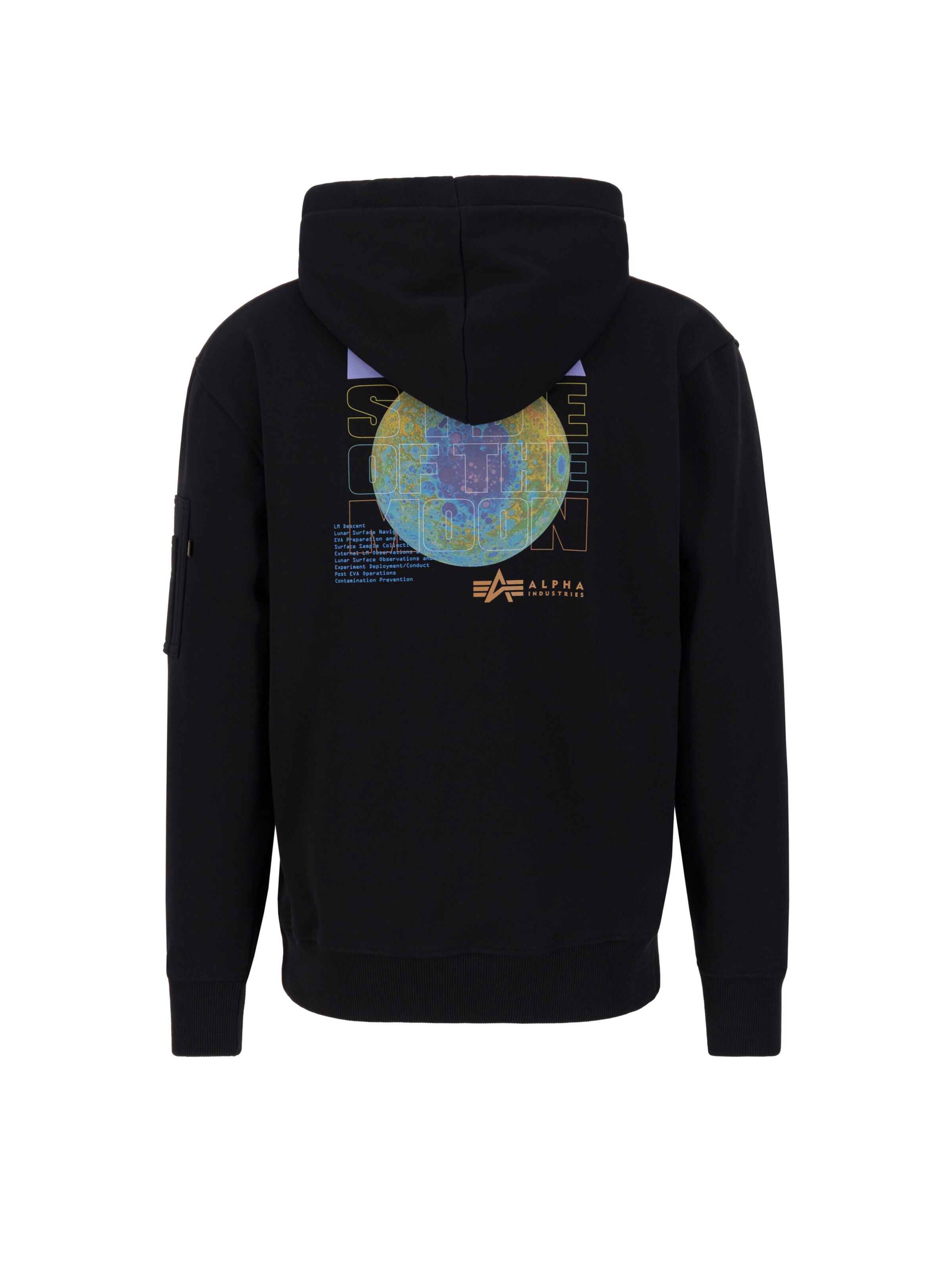 ALPHA INDUSTRIES Sweatshirt 'Dark Side' in Black