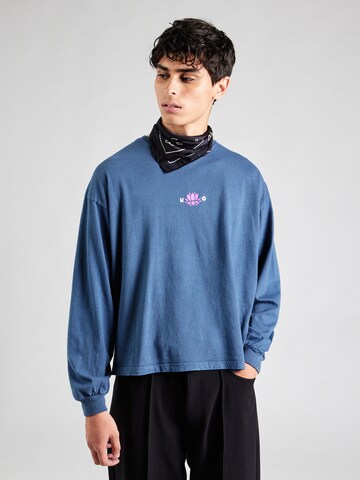 Kaotiko T-shirt 'LOTUS DOOR' i blå