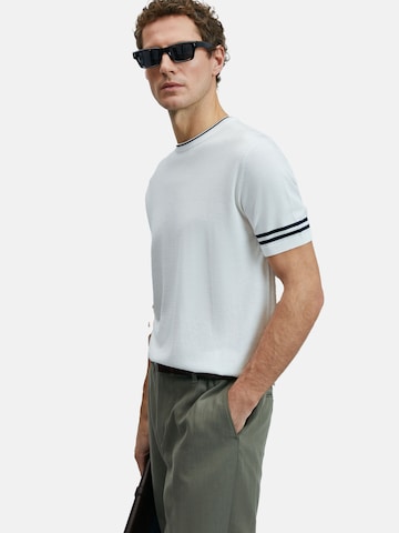 Pull-over 'Robert' Lufian en blanc