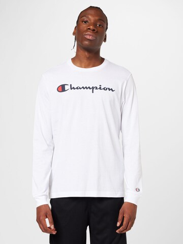 Champion Authentic Athletic Apparel T-shirt 'Classic' i vit: framsida