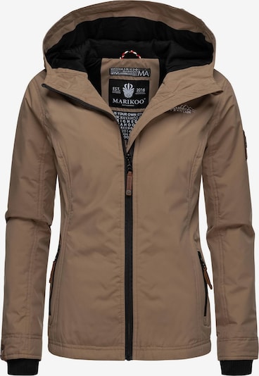 MARIKOO Between-season jacket 'Brombeere' in Sepia / Black, Item view