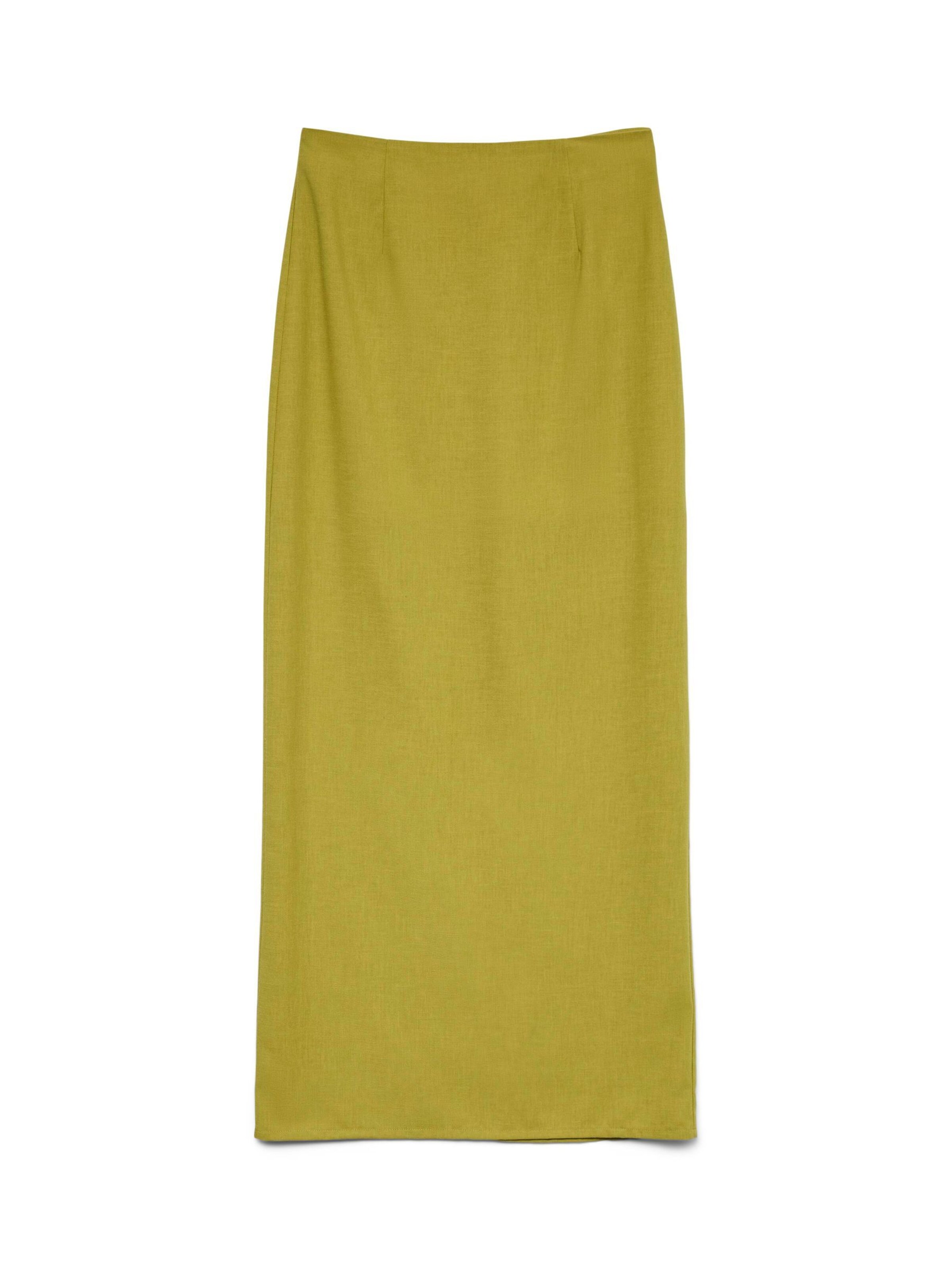 Jupe 'VMJosie' VERO MODA en jaune : devant