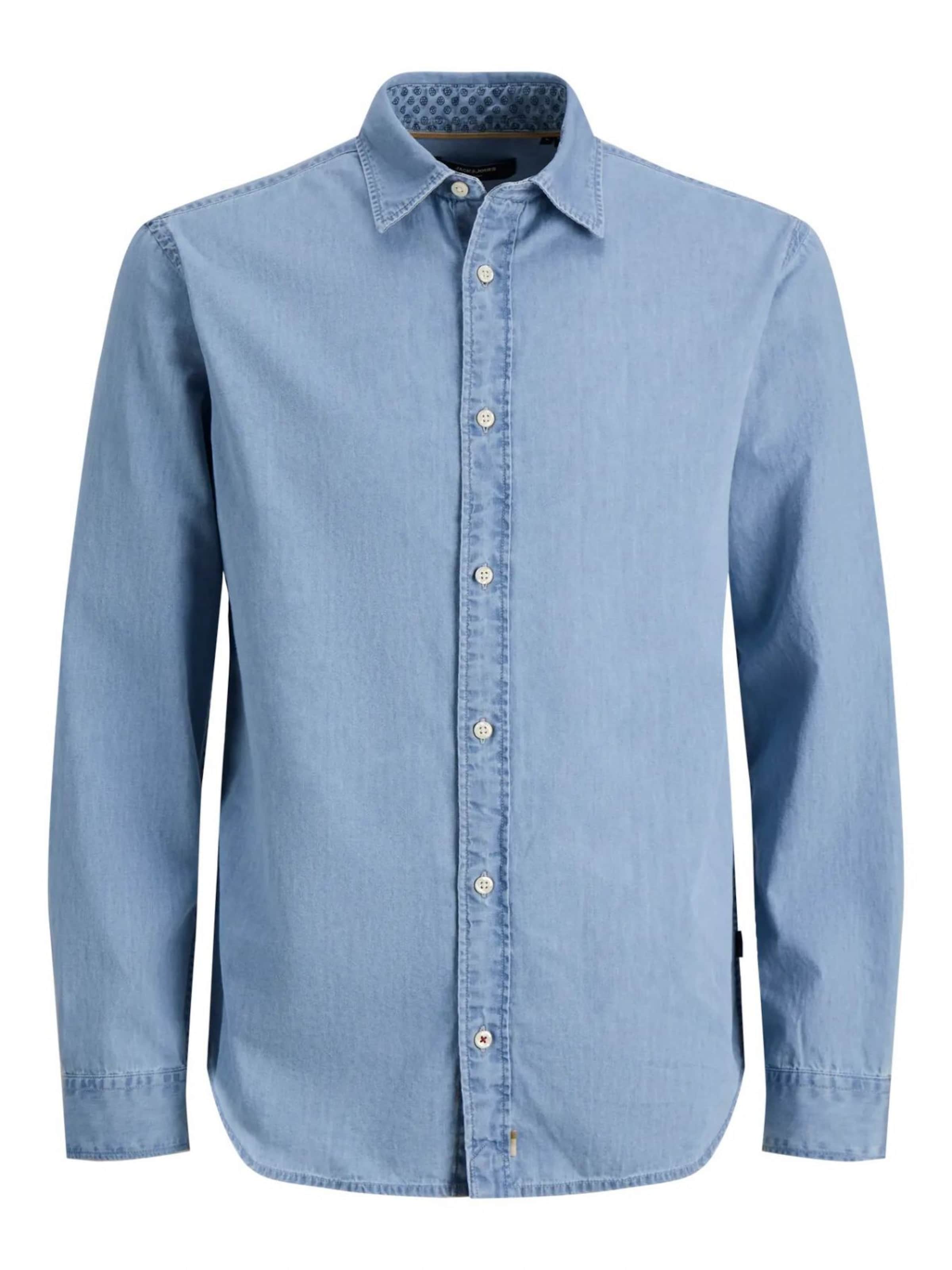 Regular fit Camicia di Jacks & Jones in blu: frontale