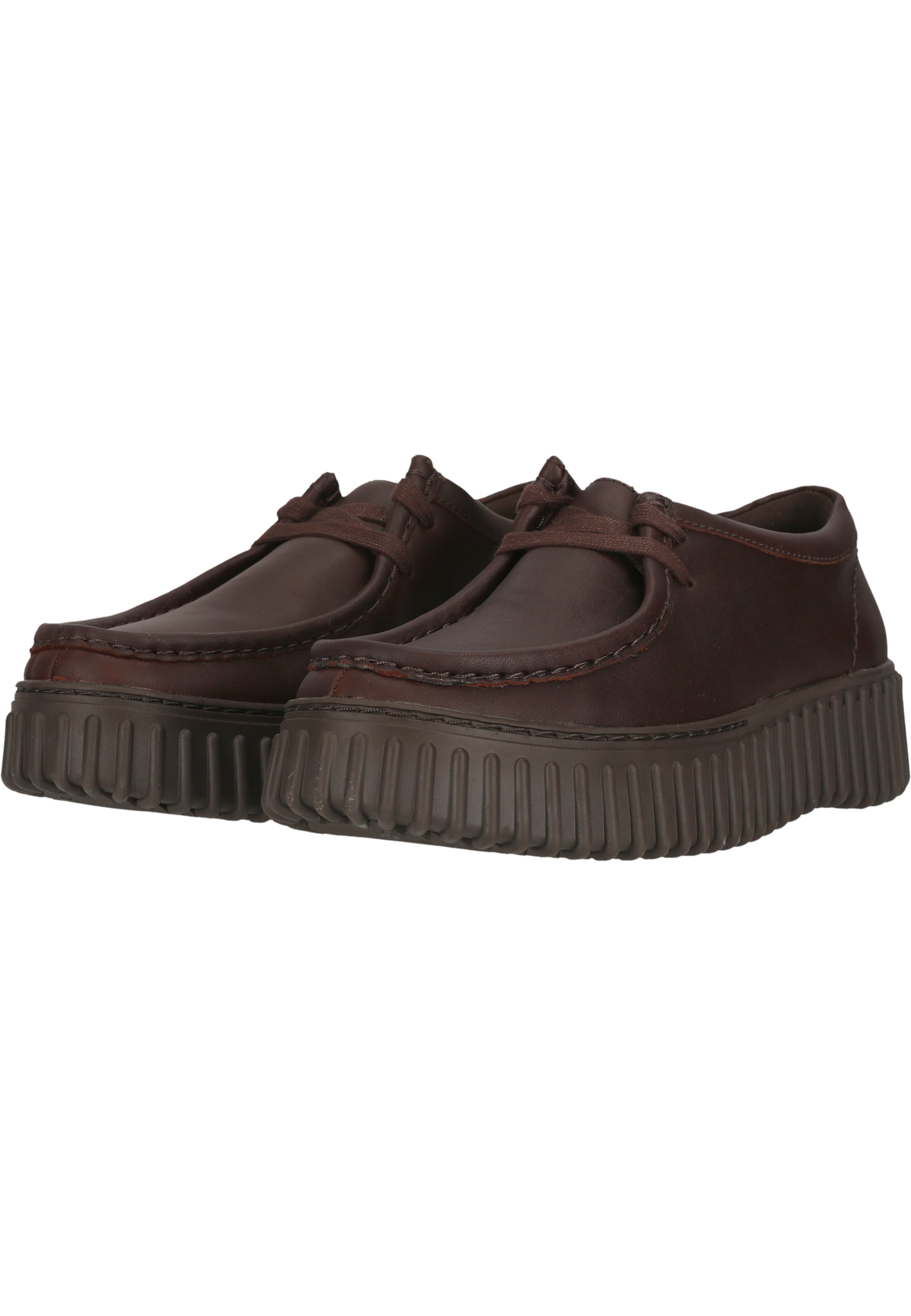 CLARKS Schnürschuh 'Torhill Bee' in Braun