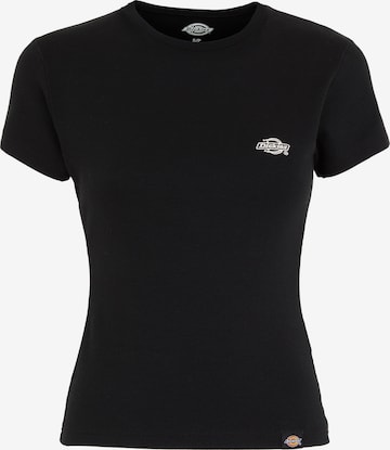 DICKIESMajica 'Gladeville' - crna boja: prednji dio