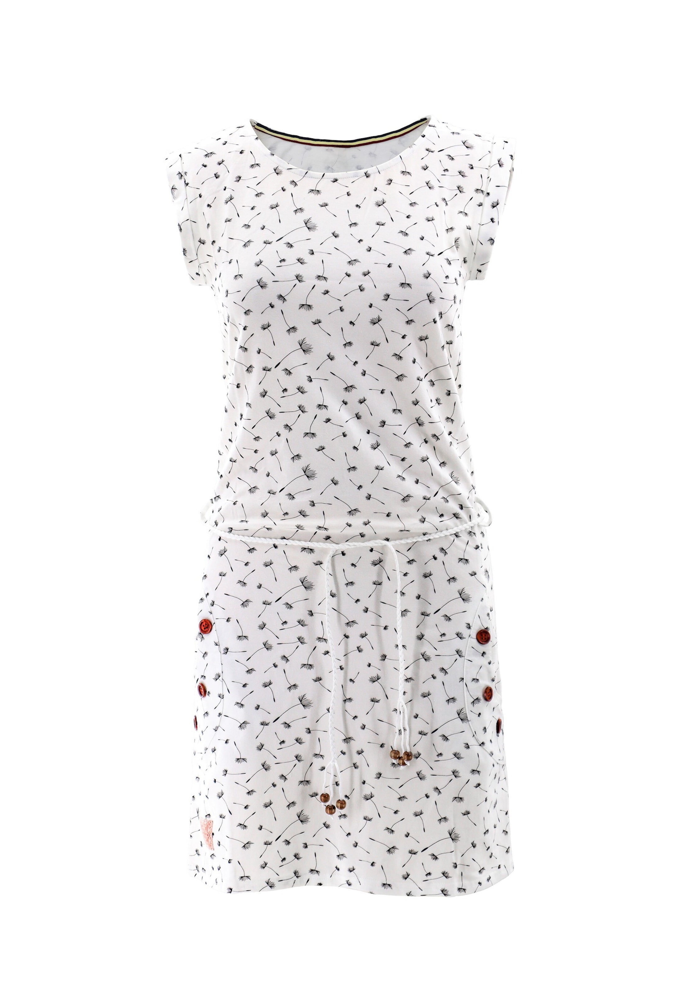 AIKI KEYLOOK Summer dress 'Dressqueen' in White: front