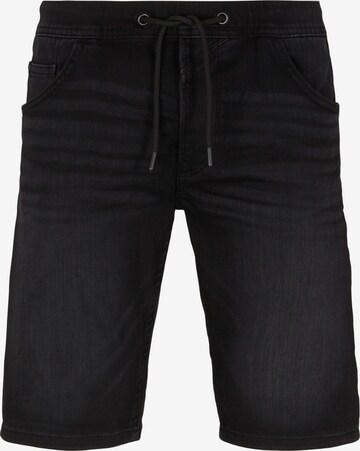 TOM TAILOR Regular Jeans in Black: front