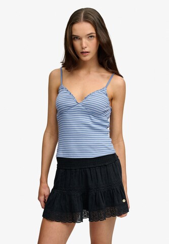 Superdry & Co Top 'Athletic Essentials' in Blau: Vorderseite