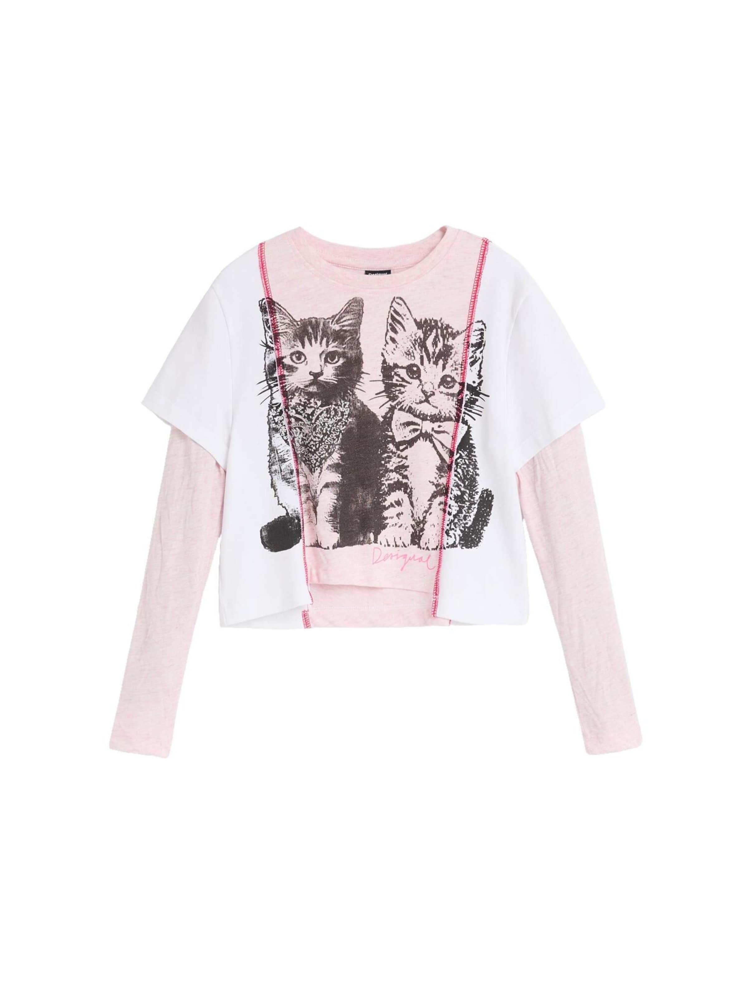 Desigual T-shirt i rosa: framsida
