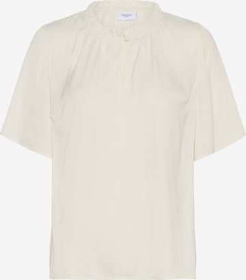 Chemisier 'Briana' SAINT TROPEZ en blanc : devant