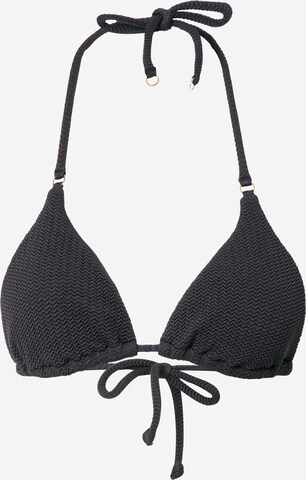 Seafolly - Triángulo Bikini en negro: frente