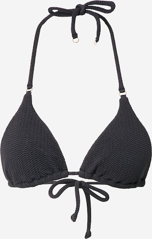 Triangle Bikini Seafolly en noir : devant
