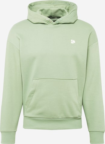 TOM TAILOR DENIM Sweatshirt in Green: front