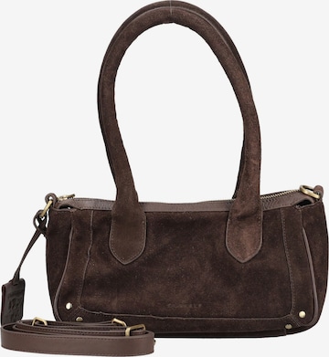 Borsa a spalla di Burkely in marrone: frontale