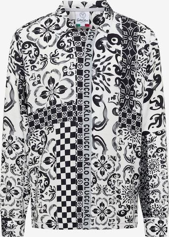 Carlo Colucci Button Up Shirt 'Fedrigo' in Black: front