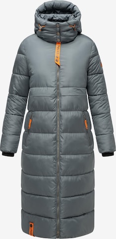 Manteau d’hiver NAVAHOO en bleu : devant