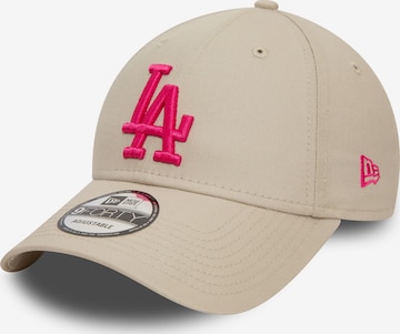 NEW ERA Keps 'LEAGUE ESS 9FORTY LOSDOD' i beige: framsida