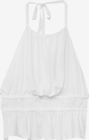 Haut Pull&Bear en blanc : devant