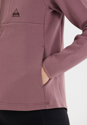 SOS Sweat jacket 'Vail' in Purple
