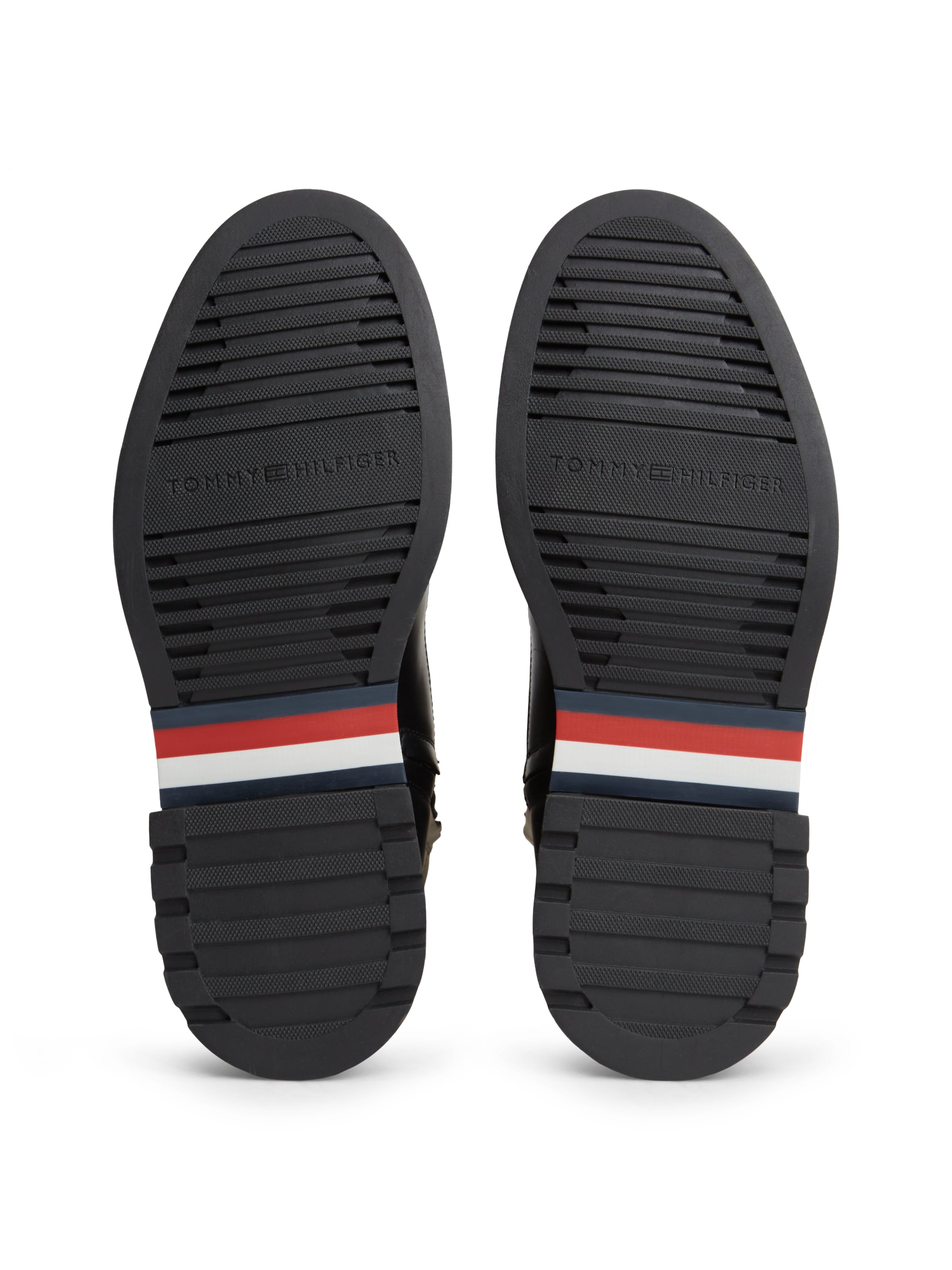 TOMMY HILFIGER Schnürboots in Schwarz