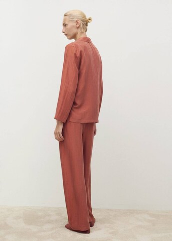 MANGO Pajama Pants 'Habo' in Orange