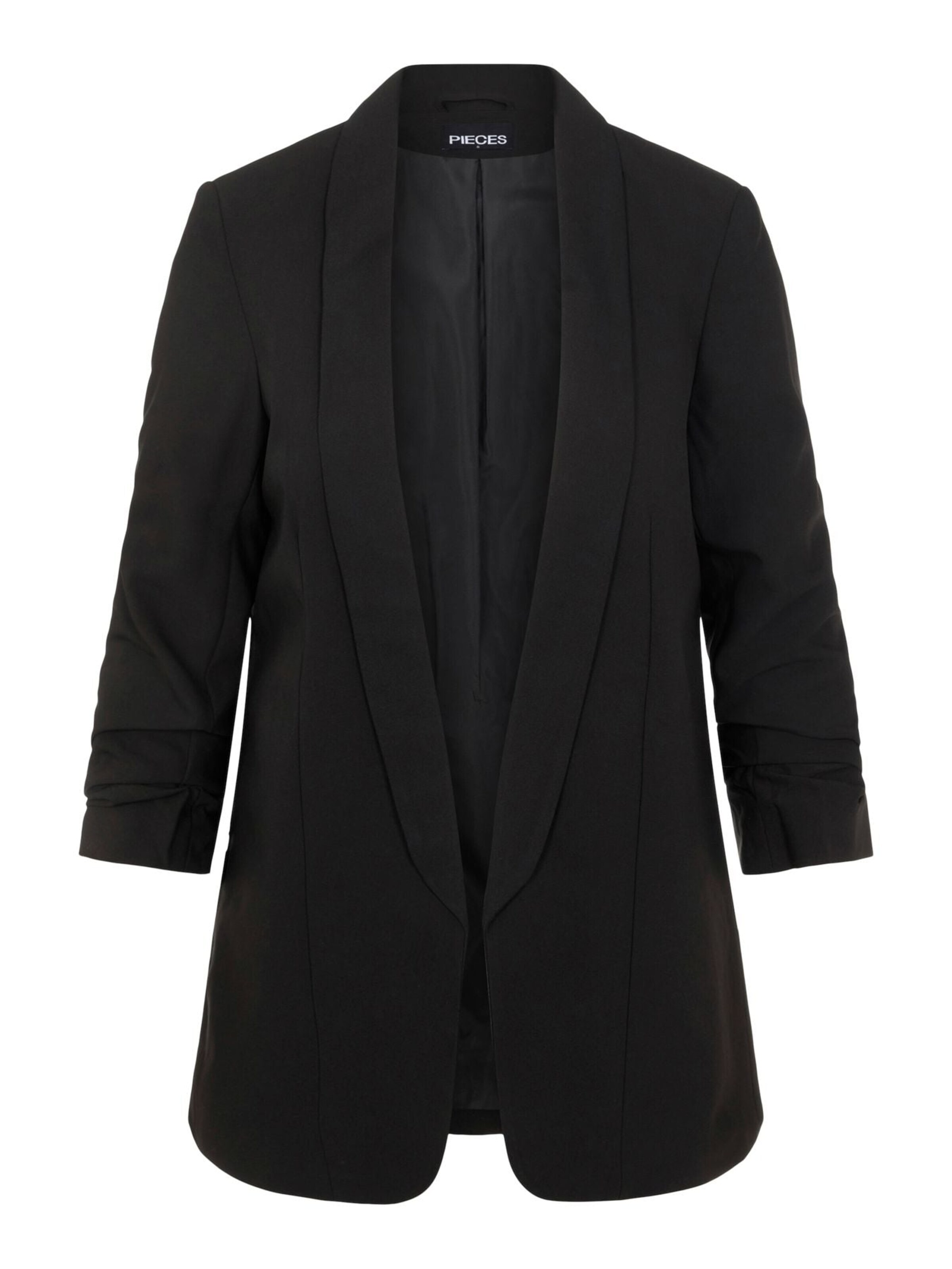 PIECES Blazer '17090996'‌‌‌‌‌‌‌‌ in Schwarz: Vorderseite