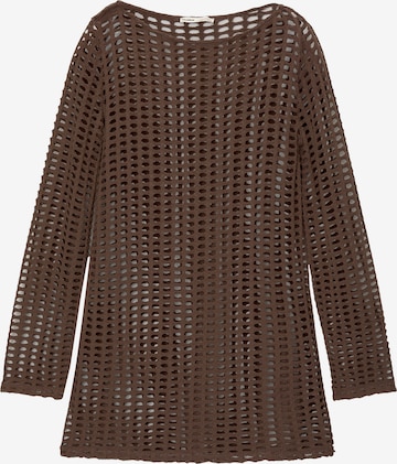 Pull&Bear Neulemekko värissä ruskea: etupuoli