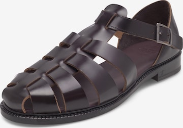 Henry Stevens Sandalen 'Wallace FSI' in Rood: voorkant