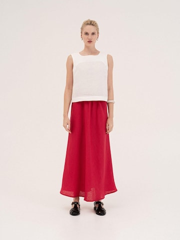 AmourLinen Top 'Lucia'‌‌‌‌‌‌‌ in Weiß