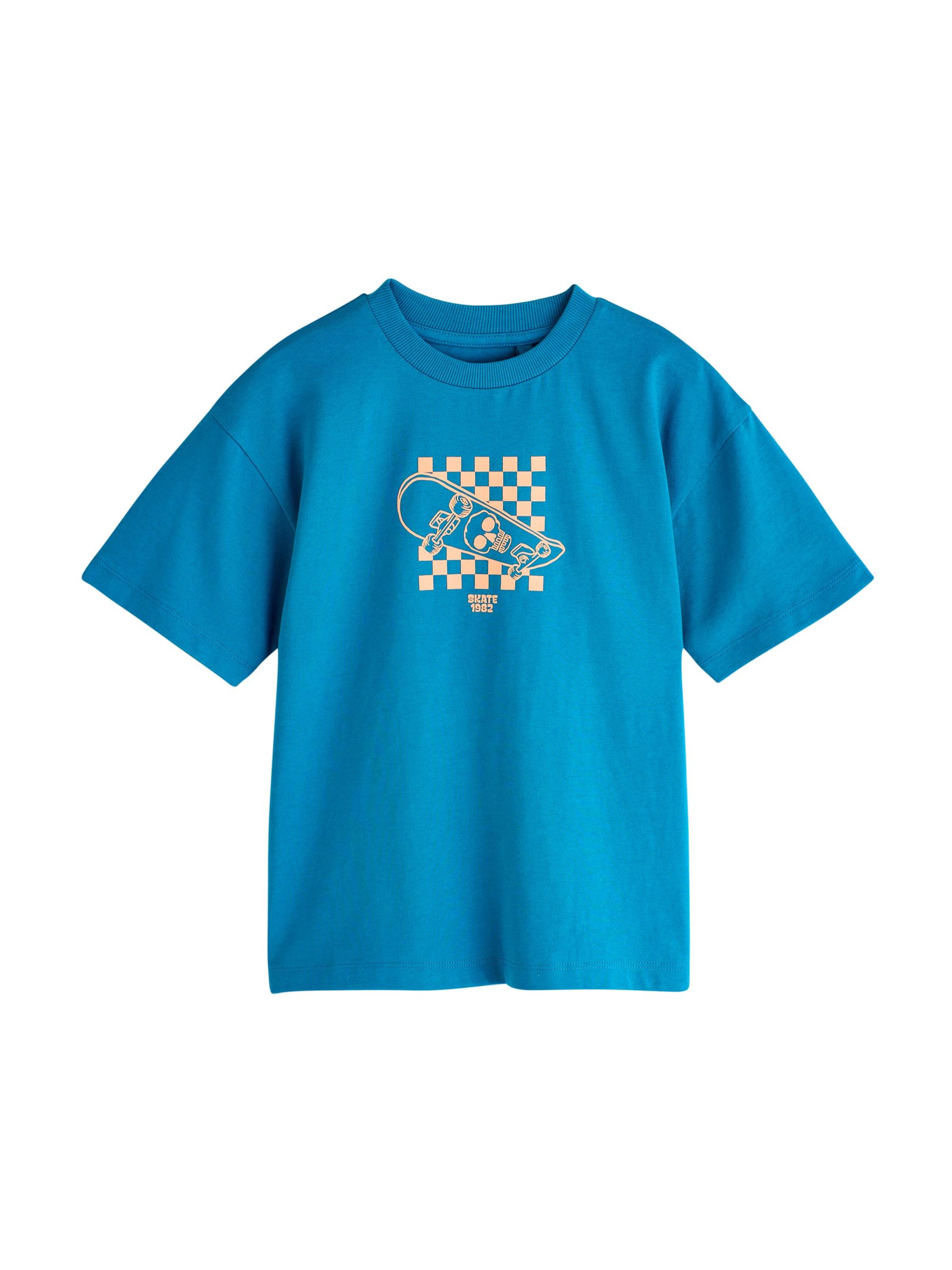 Next - Camiseta en azul: frente