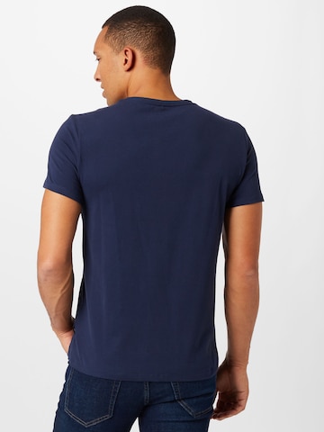 BLEND T-Shirt 'Dinton' in Blau