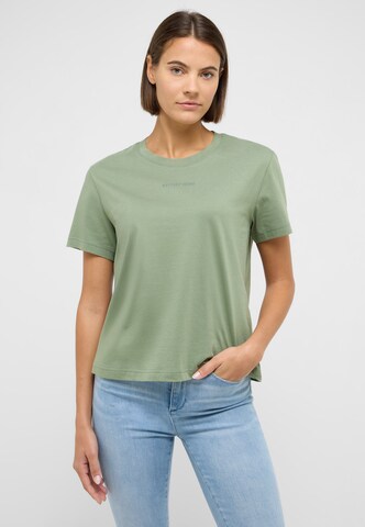 MUSTANG Shirt ' Style Floris ' in Green: front