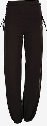 WinshapeTapered Sportske hlače 'WH1' - crna boja: prednji dio