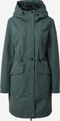 Ragwear Between-Seasons Parka in Green: front