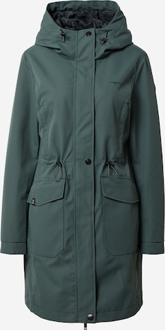 Parka mi-saison Ragwear en vert : devant