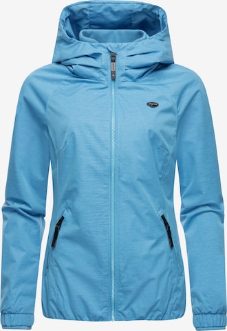 Ragwear Weatherproof jacket 'Dizzie' in Blue: front