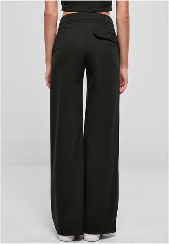 Urban Classics Wide Leg Jeans in Schwarz