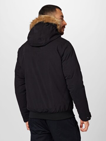 JACK & JONES Winterjacke 'Winner' in Schwarz