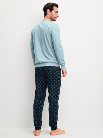 CALIDA Pyjamas lang i blå
