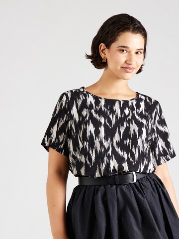 Camicia da donna 'CARVica' di ONLY Carmakoma in nero: frontale
