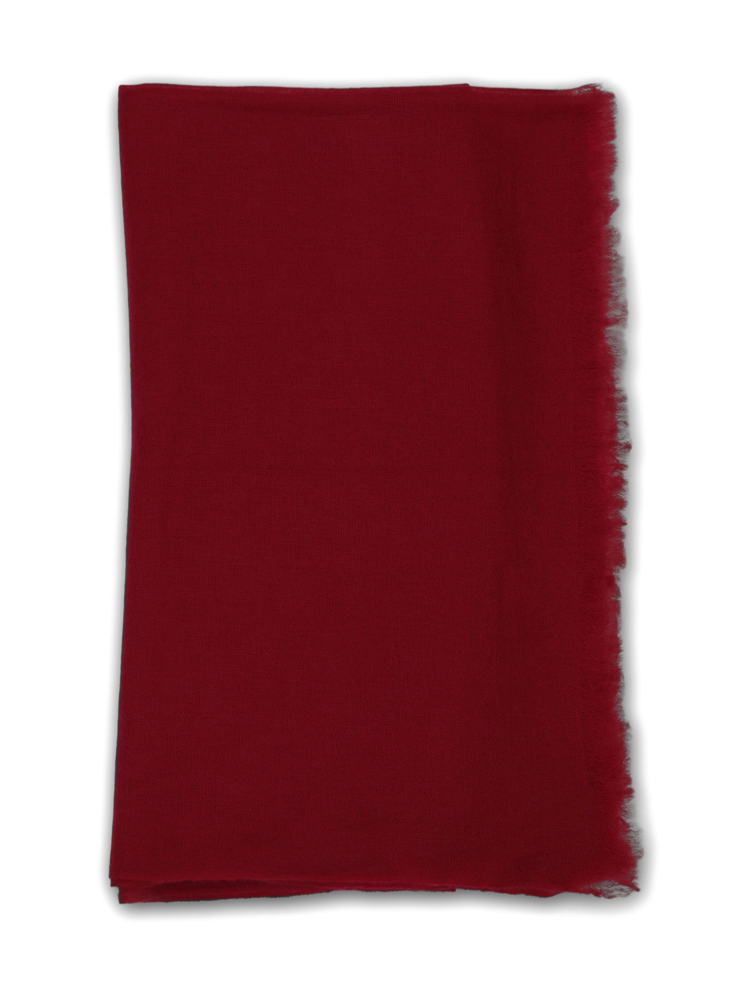 CASH-MERE.CH Kaschmir Schal in Rot