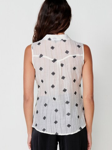 Camicia da donna di KOROSHI in bianco